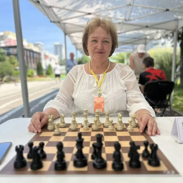 Participantă la Turneul Municipal de șah și joc de dame Cupa Seniorilor 2026
